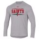 UA Men's LS Tech Tee 2.0 Gray